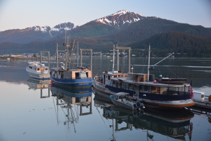 Gastineau Channel boats docked